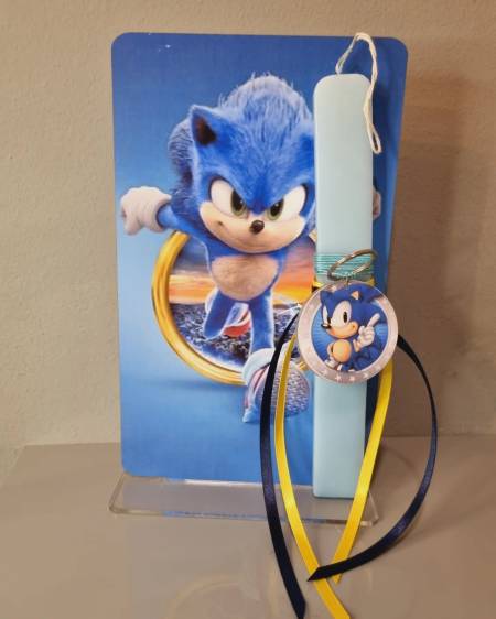 Λαμπάδα με πλάτη Sonic